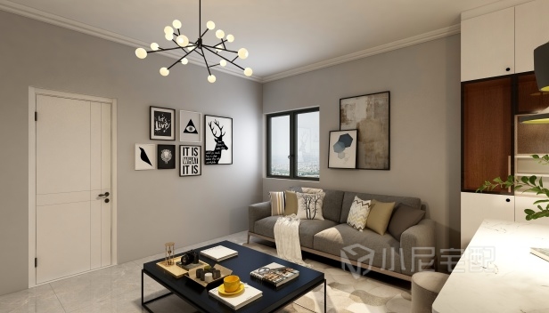 89㎡/兩室一廳一衛(wèi)/現代