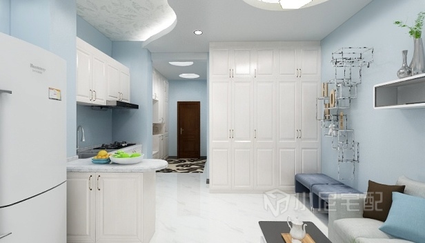 60㎡/一室一廳一衛(wèi)/現代