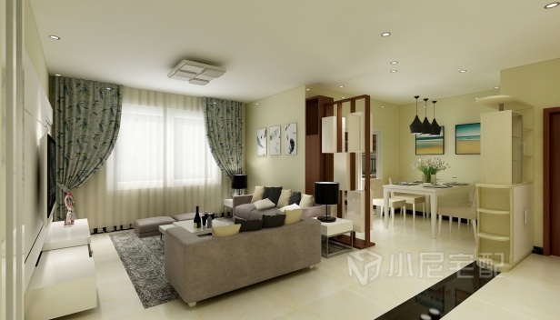 130㎡/三室兩廳兩衛(wèi)/現(xiàn)代