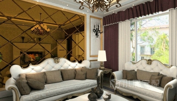 75㎡/兩室兩廳一衛(wèi)/歐式