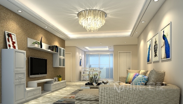 136㎡/三室兩廳兩衛(wèi)/現(xiàn)代