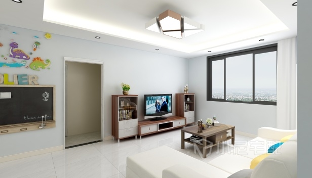 100㎡/三室兩廳兩衛(wèi)/簡(jiǎn)約