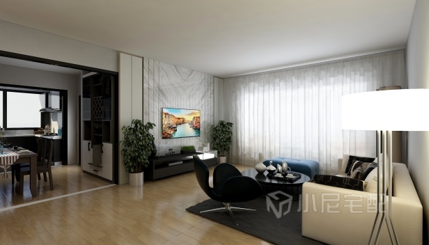 143㎡/三室兩廳兩衛(wèi)/簡約