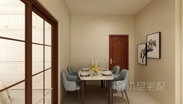 70㎡/兩室一廳一衛(wèi)/簡約