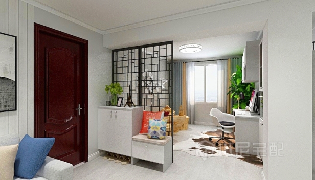 90㎡/兩室兩廳一衛(wèi)/現代