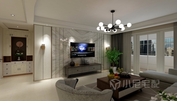 150㎡/三室兩廳兩衛(wèi)/現(xiàn)代