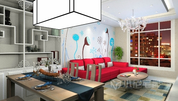 73㎡/兩室兩廳一衛(wèi)/簡約