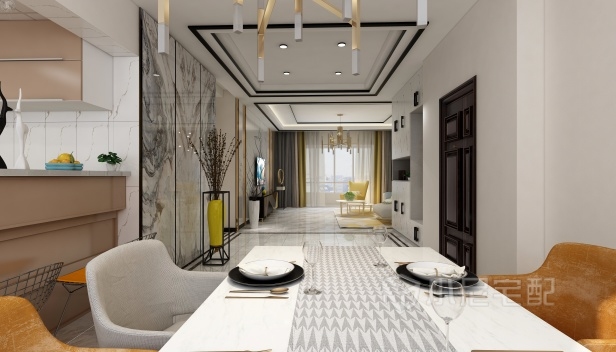 150㎡/三室兩廳兩衛(wèi)/現(xiàn)代