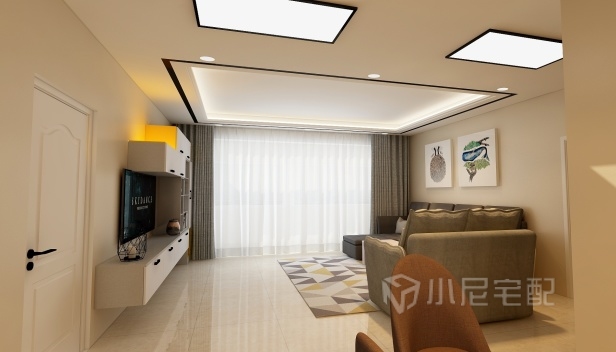 130㎡/三室一廳兩衛(wèi)/簡約