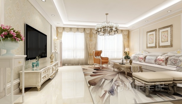 150㎡/三室兩廳兩衛(wèi)/歐式