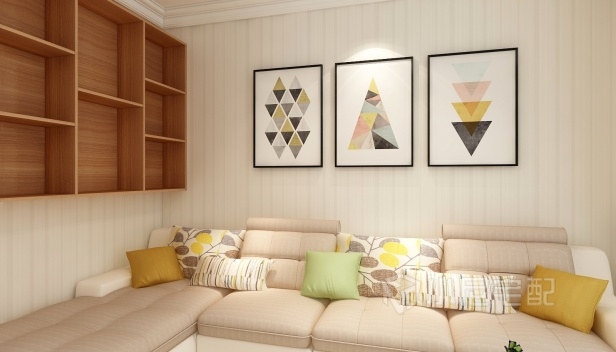 88㎡/兩室兩廳一衛(wèi)/現(xiàn)代