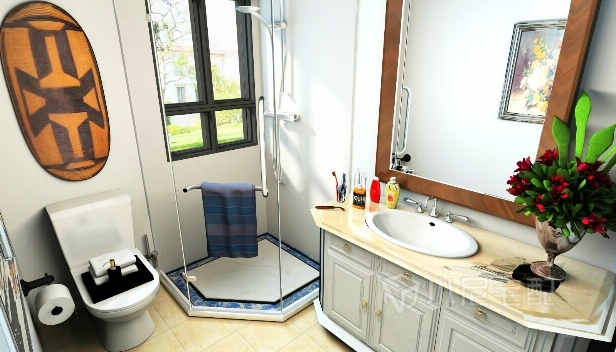 64㎡/兩室兩廳一衛(wèi)/混搭