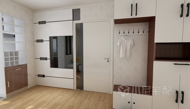 70㎡/兩室一廳一衛(wèi)/簡約