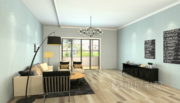 93㎡/兩室兩廳一衛(wèi)/現(xiàn)代