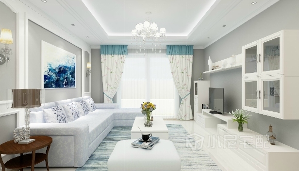 130㎡/三室一廳一衛(wèi)/簡約