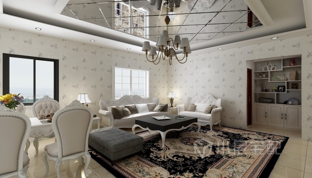 130㎡/三室一廳兩衛(wèi)/歐式