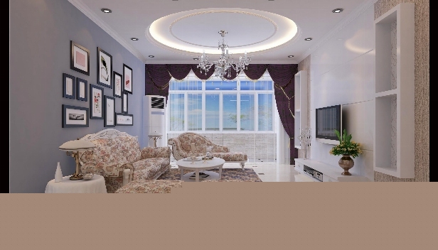 91.36㎡/三室兩廳兩衛(wèi)/歐式